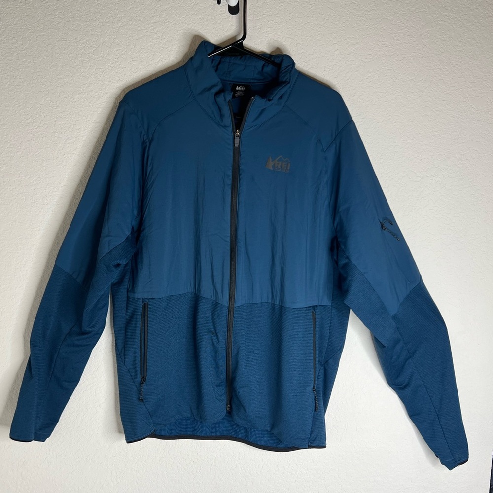 REI CO-OP fleece zip-up jacket lightweight cozy
